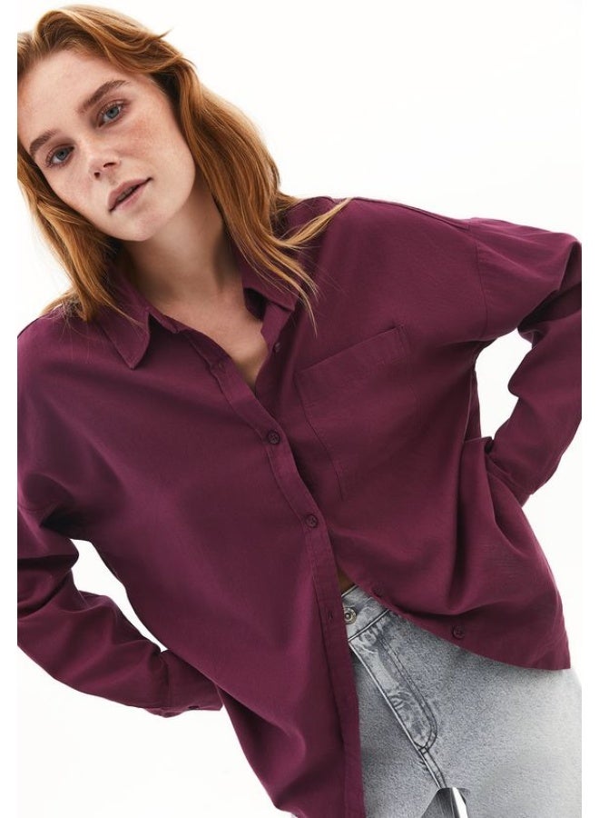 OXXO Oversized Shirt with Pocket Detail - Image 2